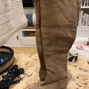Suede Over the Knee Boots